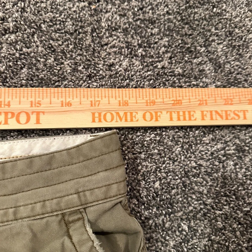 Vintage Polo Raulph Lauren Shorts Mens 35 Cargo Olive Green Surplus Cotton Loose